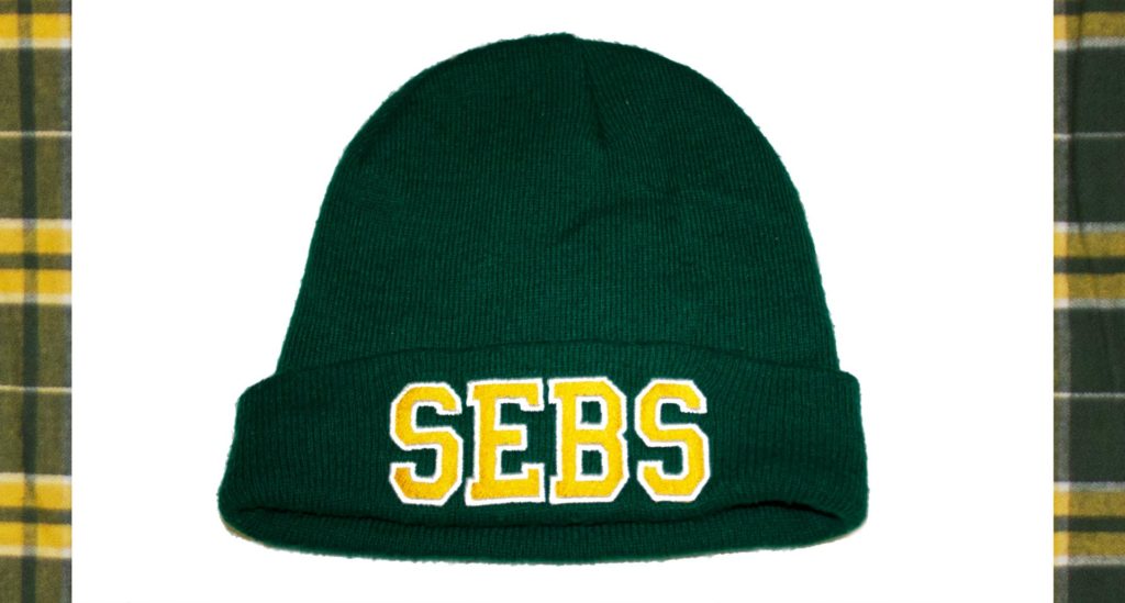 St Sebastian's Swim Team knit beanie